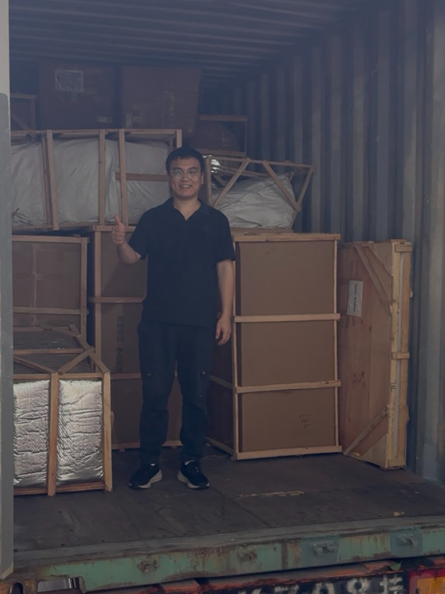 Furniture container loading inspection in Foshan, China
