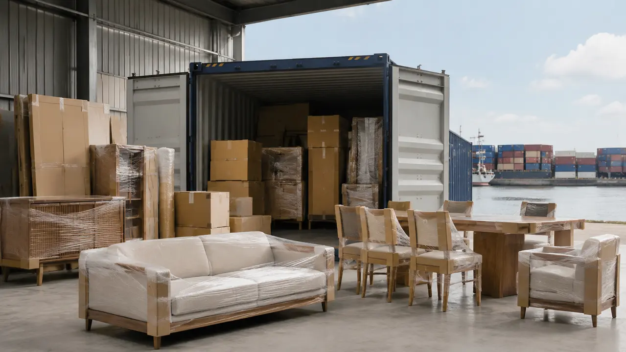 Furniture shipping costs from China for LCL and FCL cargo