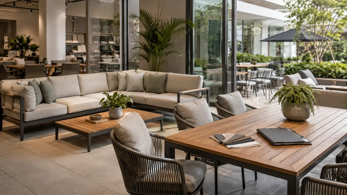 Outdoor furniture sourcing in Foshan